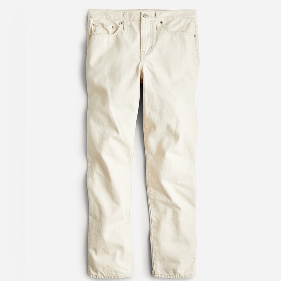 J. Crew Women’s Size 31 Jeans High-rise 90s classic straight-fit in Ecru - Picture 7 of 15